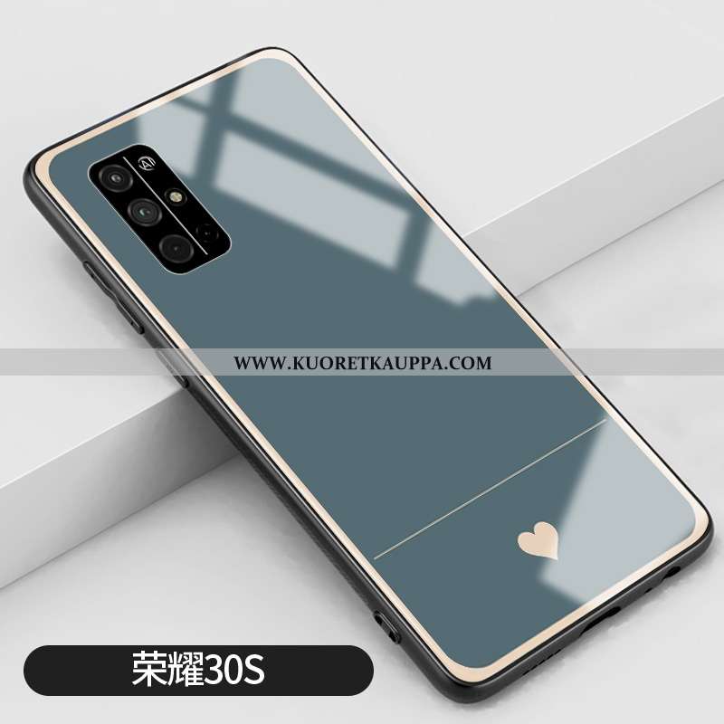 Kuori Honor 30s, Kuoret Honor 30s, Kotelo Honor 30s Suojaus Lasi Silikoni Pieni Vihreä