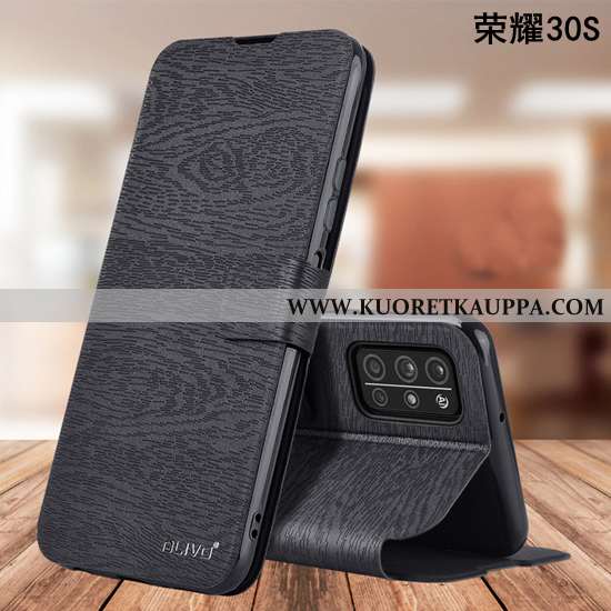Kuori Honor 30s, Kuoret Honor 30s, Kotelo Honor 30s Suojaus Nahkakuori Murtumaton Tummansininen Puhe