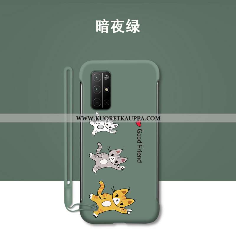 Kuori Honor 30s, Kuoret Honor 30s, Kotelo Honor 30s Valo Silikoni Kova Kissa Suuntaus Sininen