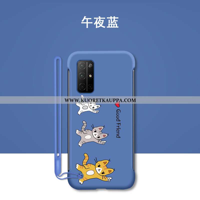 Kuori Honor 30s, Kuoret Honor 30s, Kotelo Honor 30s Valo Silikoni Kova Kissa Suuntaus Sininen