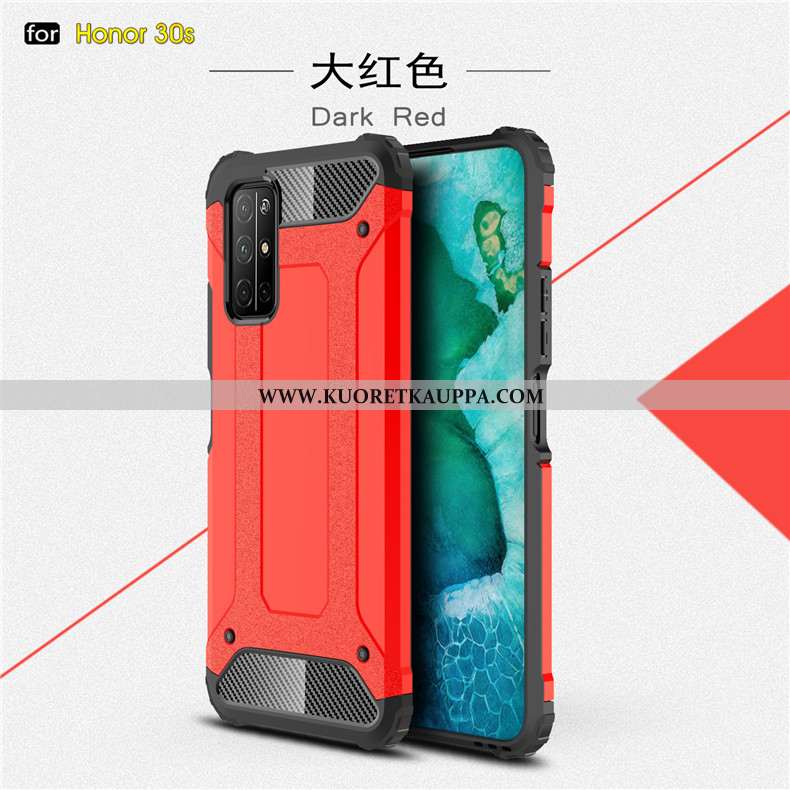 Kuori Honor 30s, Kuoret Honor 30s, Kotelo Honor 30s Valo Silikoni Suojaus Ylellisyys Punainen