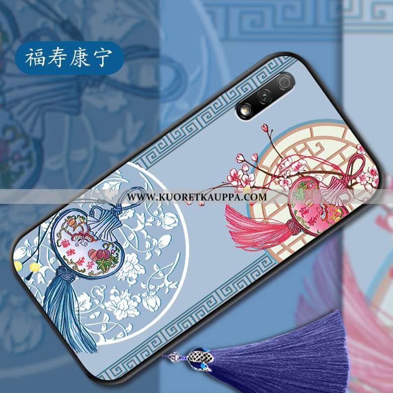 Kuori Honor 9x, Kuoret Honor 9x, Kotelo Honor 9x Kohokuviointi Vuosikerta Puhelimen Murtumaton Pinkk