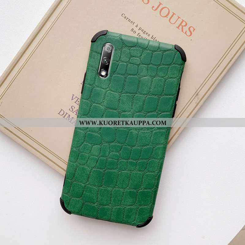 Kuori Honor 9x, Kuoret Honor 9x, Kotelo Honor 9x Kukkakuvio Ultra Net Red Luova Vaalean Vihreä