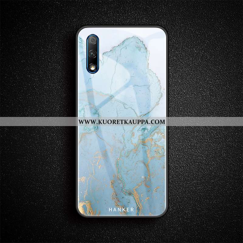 Kuori Honor 9x, Kuoret Honor 9x, Kotelo Honor 9x Lasi Ylellisyys Taide Uusi Murtumaton Mustat