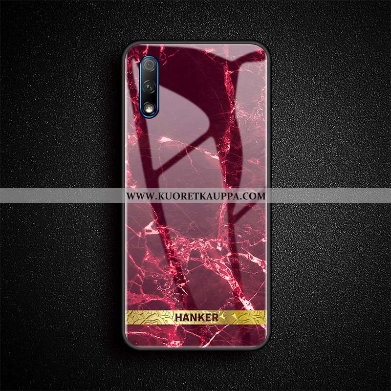 Kuori Honor 9x, Kuoret Honor 9x, Kotelo Honor 9x Lasi Ylellisyys Taide Uusi Murtumaton Mustat