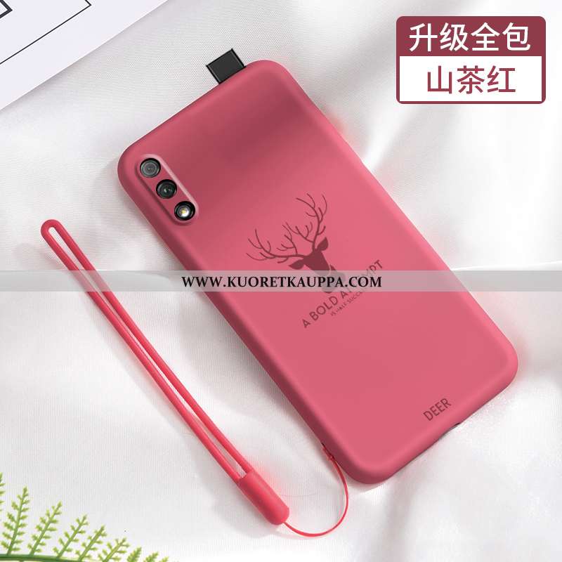 Kuori Honor 9x, Kuoret Honor 9x, Kotelo Honor 9x Luova Pehmeä Neste Persoonallisuus Punainen