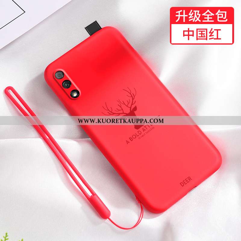 Kuori Honor 9x, Kuoret Honor 9x, Kotelo Honor 9x Luova Pehmeä Neste Persoonallisuus Punainen