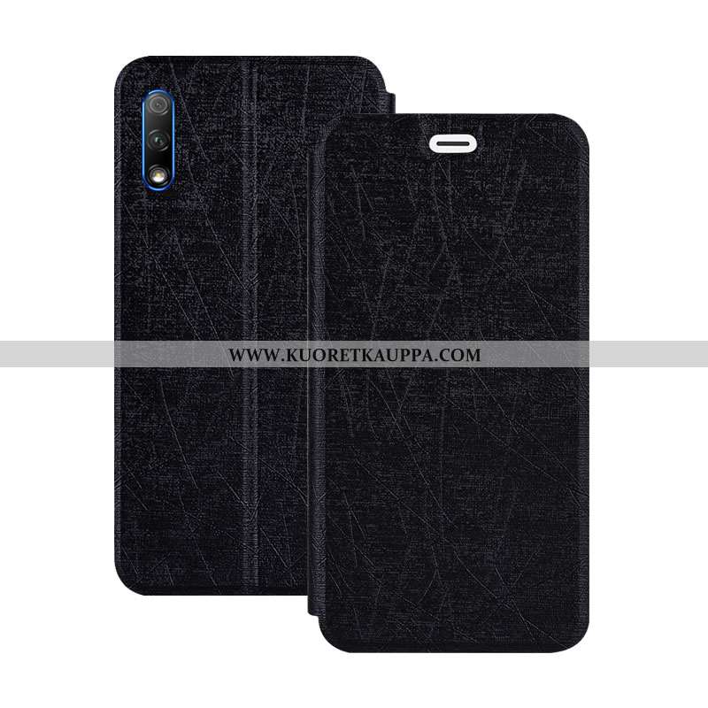 Kuori Honor 9x, Kuoret Honor 9x, Kotelo Honor 9x Nahkakuori Pehmeä Neste Kultainen