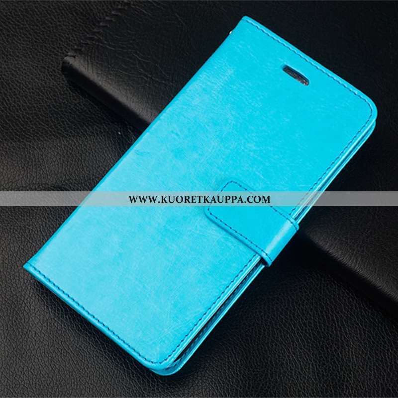 Kuori Honor 9x, Kuoret Honor 9x, Kotelo Honor 9x Nahkakuori Pesty Suede Suojaus Murtumaton Ruskea