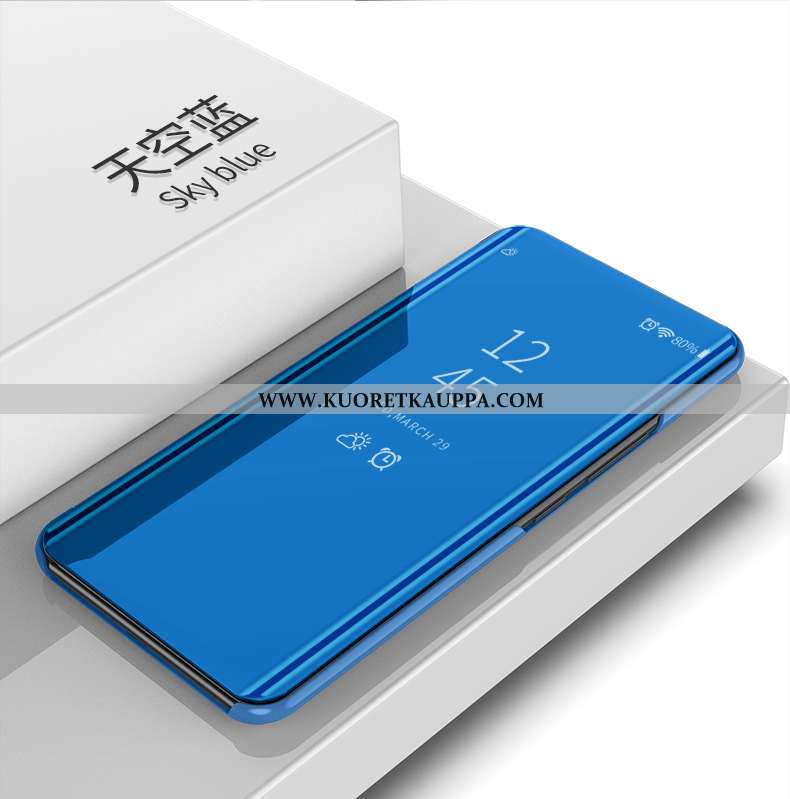 Kuori Honor 9x, Kuoret Honor 9x, Kotelo Honor 9x Nahkakuori Suuntaus Murtumaton Peili Pinkki