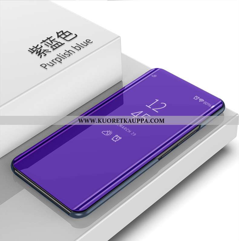 Kuori Honor 9x, Kuoret Honor 9x, Kotelo Honor 9x Nahkakuori Suuntaus Murtumaton Peili Pinkki