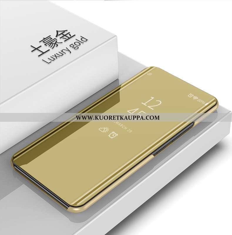 Kuori Honor 9x, Kuoret Honor 9x, Kotelo Honor 9x Nahkakuori Suuntaus Murtumaton Peili Pinkki