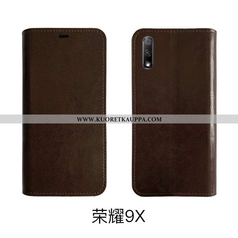Kuori Honor 9x, Kuoret Honor 9x, Kotelo Honor 9x Pehmeä Neste Valo Aito Nahka Liiketoiminta Vuosiker
