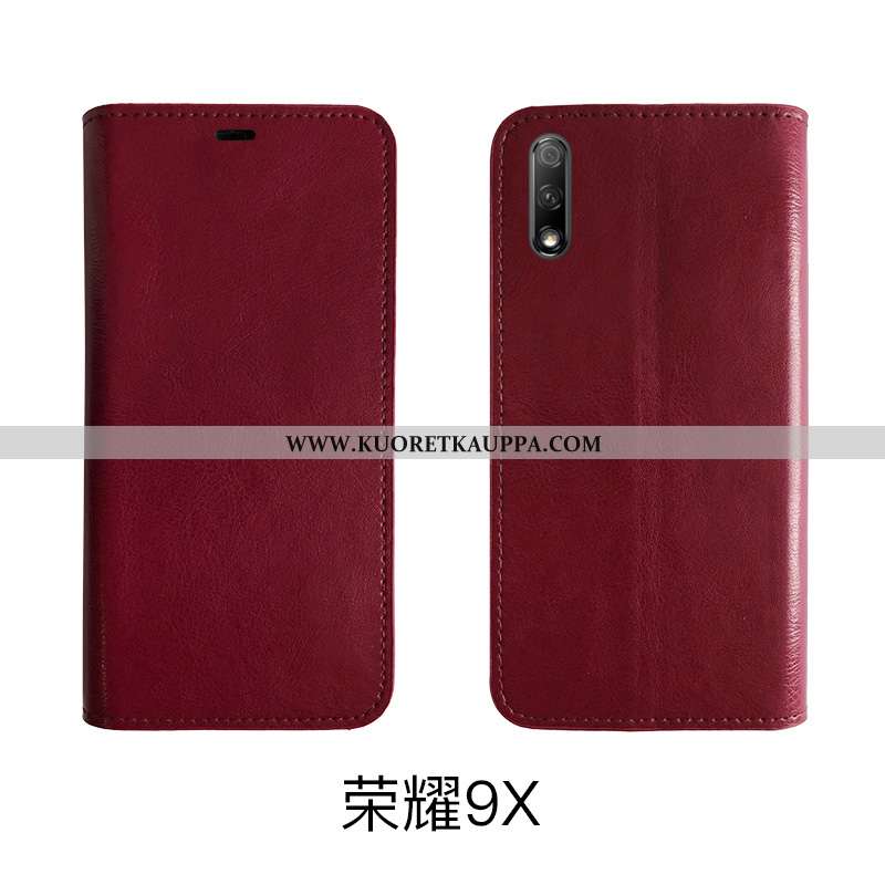 Kuori Honor 9x, Kuoret Honor 9x, Kotelo Honor 9x Pehmeä Neste Valo Aito Nahka Liiketoiminta Vuosiker