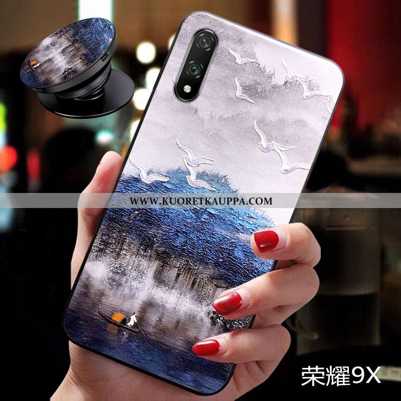 Kuori Honor 9x, Kuoret Honor 9x, Kotelo Honor 9x Persoonallisuus Luova Kohokuviointi Silikoni Murtum