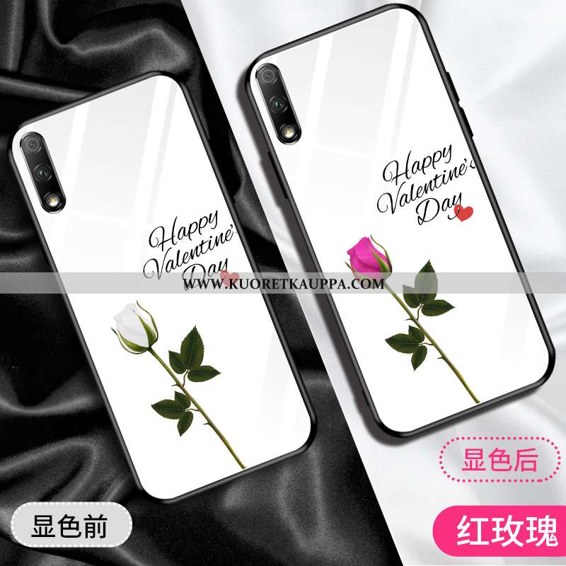 Kuori Honor 9x, Kuoret Honor 9x, Kotelo Honor 9x Persoonallisuus Luova Valkoinen Violetti Net Red