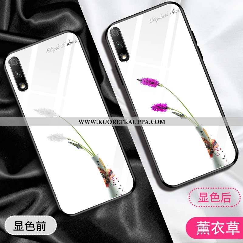 Kuori Honor 9x, Kuoret Honor 9x, Kotelo Honor 9x Persoonallisuus Luova Valkoinen Violetti Net Red