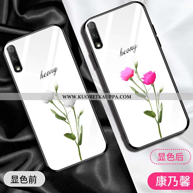 Kuori Honor 9x, Kuoret Honor 9x, Kotelo Honor 9x Persoonallisuus Luova Valkoinen Violetti Net Red