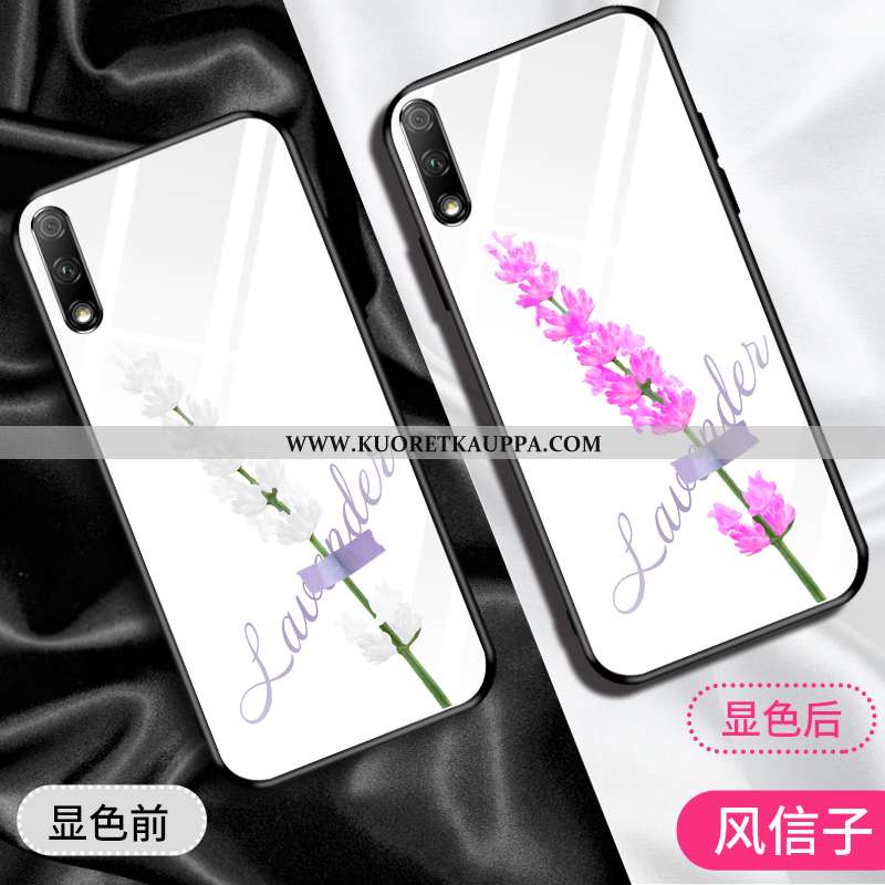 Kuori Honor 9x, Kuoret Honor 9x, Kotelo Honor 9x Persoonallisuus Luova Valkoinen Violetti Net Red