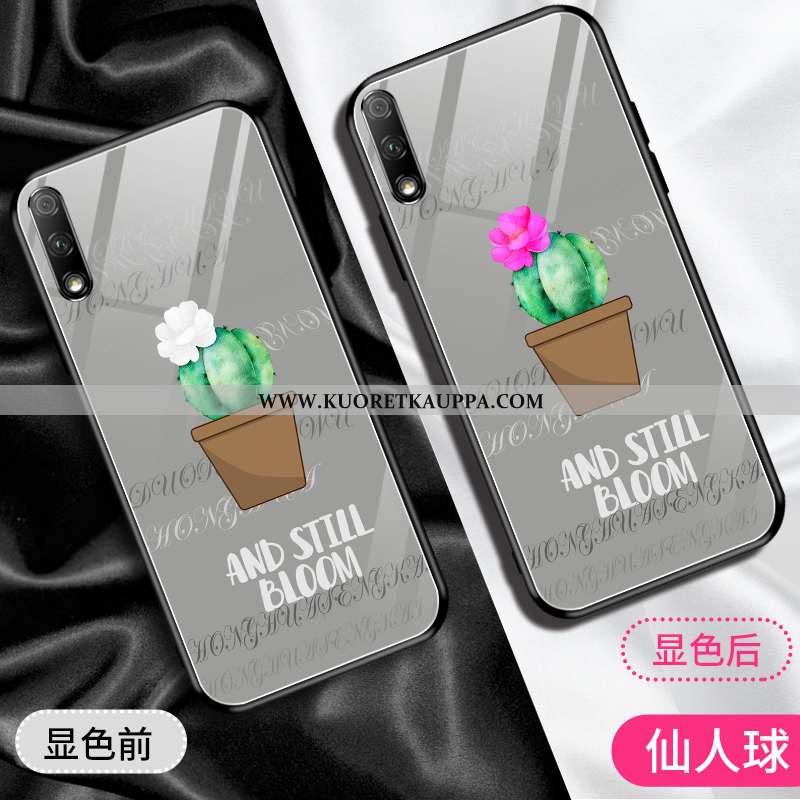 Kuori Honor 9x, Kuoret Honor 9x, Kotelo Honor 9x Persoonallisuus Luova Valkoinen Violetti Net Red