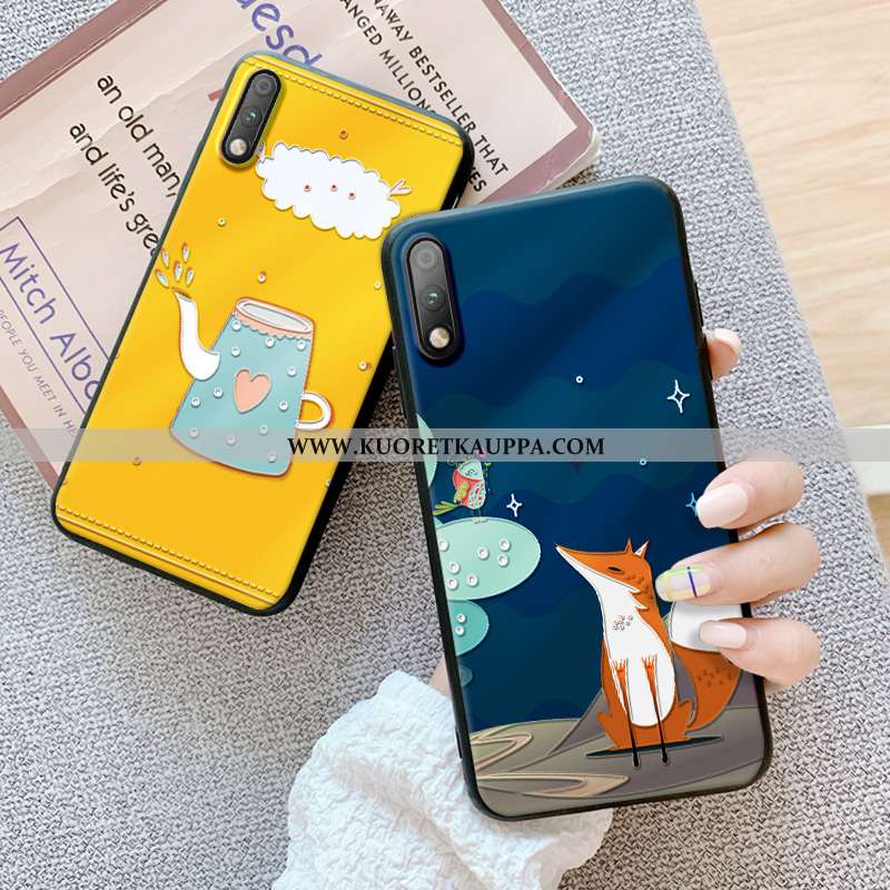 Kuori Honor 9x, Kuoret Honor 9x, Kotelo Honor 9x Pesty Suede Persoonallisuus Silikoni Ulotteinen Kel