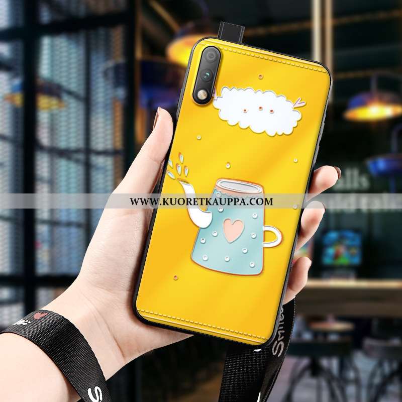 Kuori Honor 9x, Kuoret Honor 9x, Kotelo Honor 9x Pesty Suede Persoonallisuus Silikoni Ulotteinen Kel