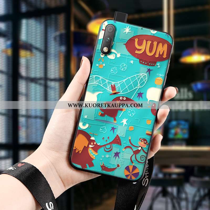 Kuori Honor 9x, Kuoret Honor 9x, Kotelo Honor 9x Pesty Suede Persoonallisuus Silikoni Ulotteinen Kel