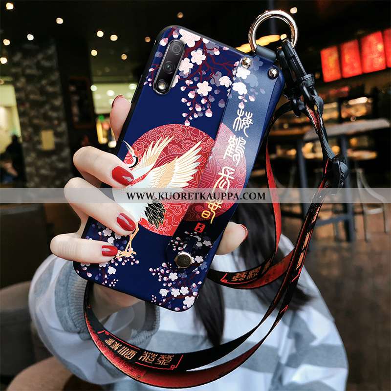 Kuori Honor 9x, Kuoret Honor 9x, Kotelo Honor 9x Ripustettavat Koristeet Vuosikerta Tummansininen Su