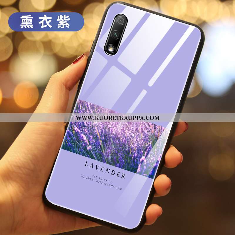 Kuori Honor 9x, Kuoret Honor 9x, Kotelo Honor 9x Silikoni Lasi Luova All Inclusive Vihreä