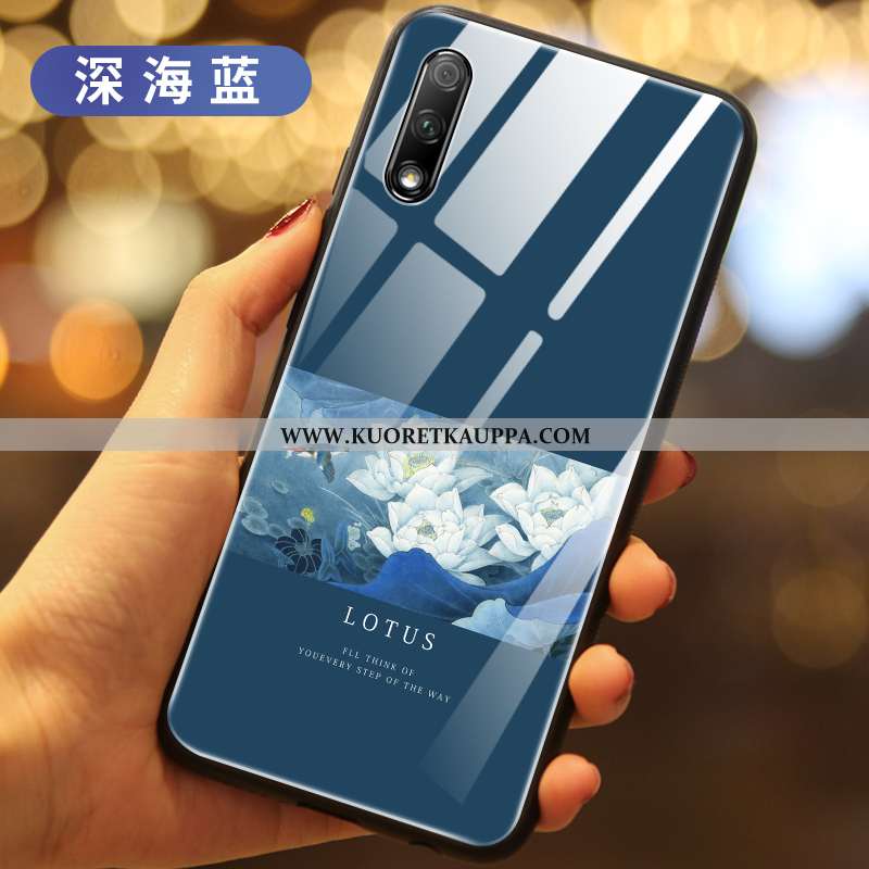 Kuori Honor 9x, Kuoret Honor 9x, Kotelo Honor 9x Silikoni Lasi Luova All Inclusive Vihreä