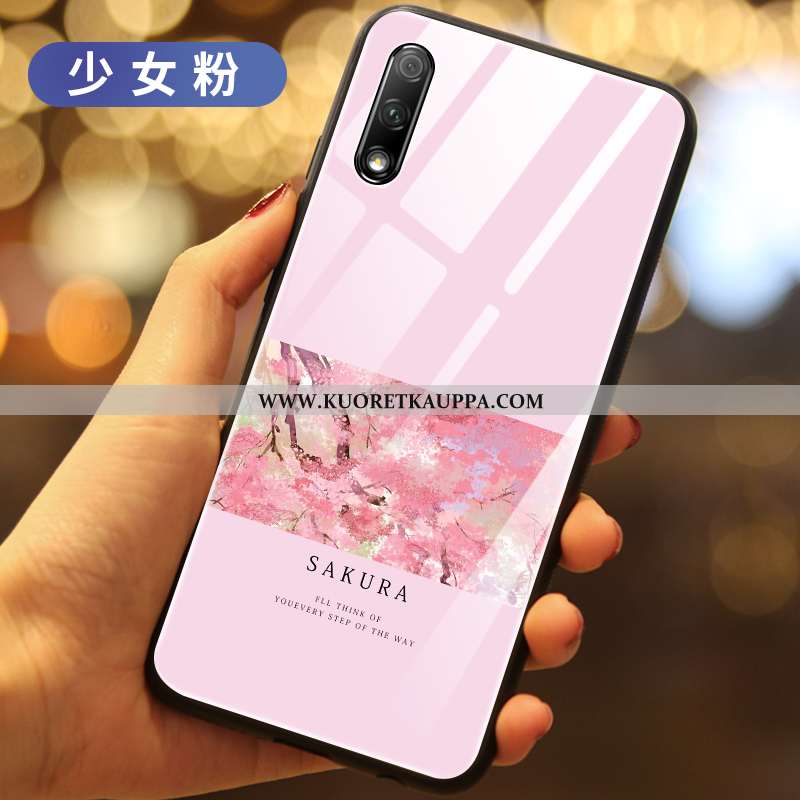 Kuori Honor 9x, Kuoret Honor 9x, Kotelo Honor 9x Silikoni Lasi Luova All Inclusive Vihreä