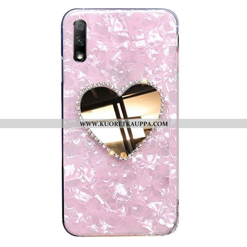 Kuori Honor 9x, Kuoret Honor 9x, Kotelo Honor 9x Silikoni Suojaus Persoonallisuus Rhinestone Inlay J