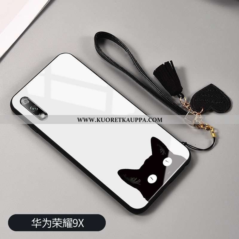 Kuori Honor 9x, Kuoret Honor 9x, Kotelo Honor 9x Suojaus Lasi Vaalean Murtumaton Valkoinen