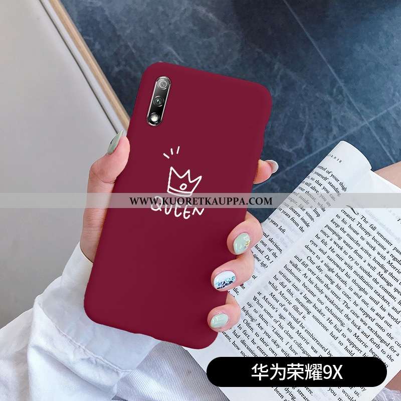 Kuori Honor 9x, Kuoret Honor 9x, Kotelo Honor 9x Suojaus Tila Net Red Yksinkertainen Puhelimen Sinin