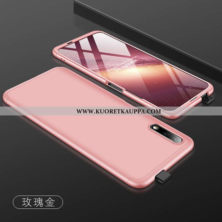 Kuori Honor 9x, Kuoret Honor 9x, Kotelo Honor 9x Tila Pesty Suede Näytönsuojus Pinkki