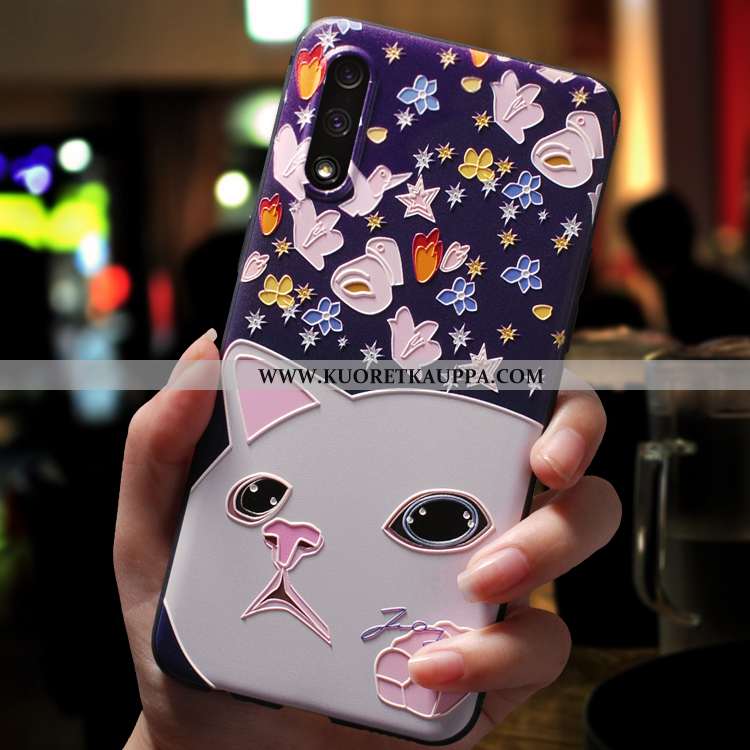 Kuori Honor 9x, Kuoret Honor 9x, Kotelo Honor 9x Ultra Valo Silikoni Pesty Suede Jauhe Pinkki