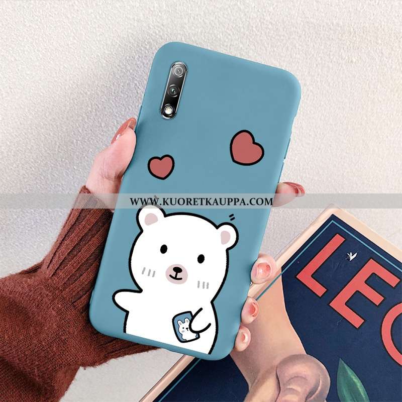 Kuori Honor 9x, Kuoret Honor 9x, Kotelo Honor 9x Valo Silikoni Sininen Suojaus Net Red