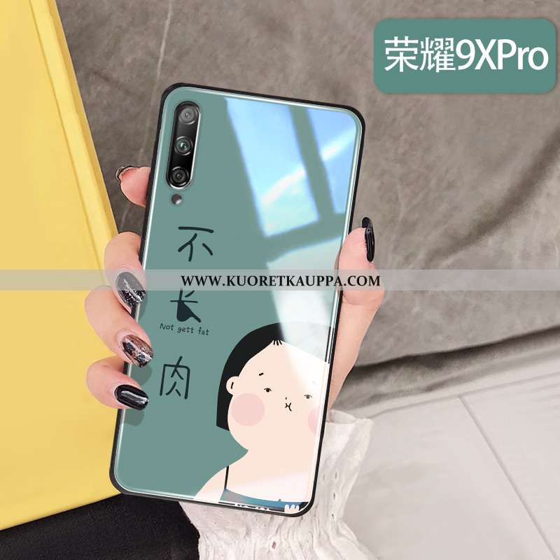 Kuori Honor 9x Pro, Kuoret Honor 9x Pro, Kotelo Honor 9x Pro Luova Sarjakuva Jauhe Net Red Lasi Pink