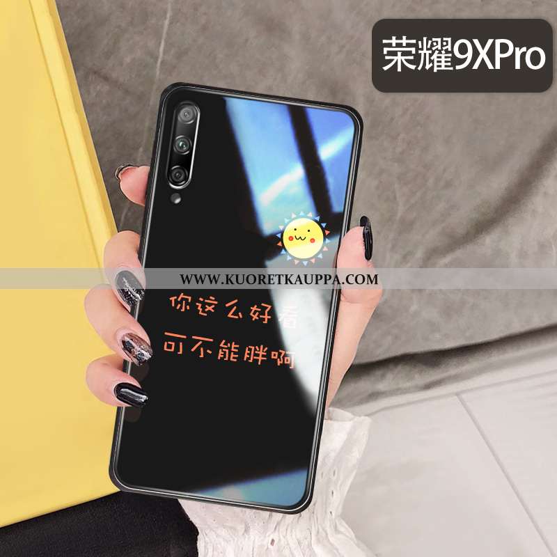 Kuori Honor 9x Pro, Kuoret Honor 9x Pro, Kotelo Honor 9x Pro Luova Sarjakuva Jauhe Net Red Lasi Pink