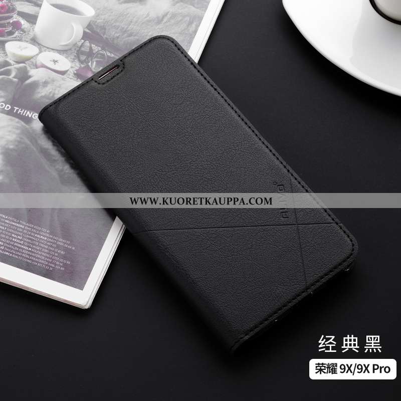 Kuori Honor 9x Pro, Kuoret Honor 9x Pro, Kotelo Honor 9x Pro Nahkakuori Pehmeä Neste Simpukka Murtum