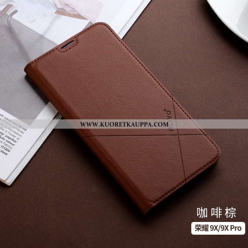 Kuori Honor 9x Pro, Kuoret Honor 9x Pro, Kotelo Honor 9x Pro Nahkakuori Pehmeä Neste Simpukka Murtum