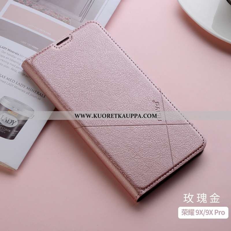 Kuori Honor 9x Pro, Kuoret Honor 9x Pro, Kotelo Honor 9x Pro Nahkakuori Pehmeä Neste Simpukka Murtum