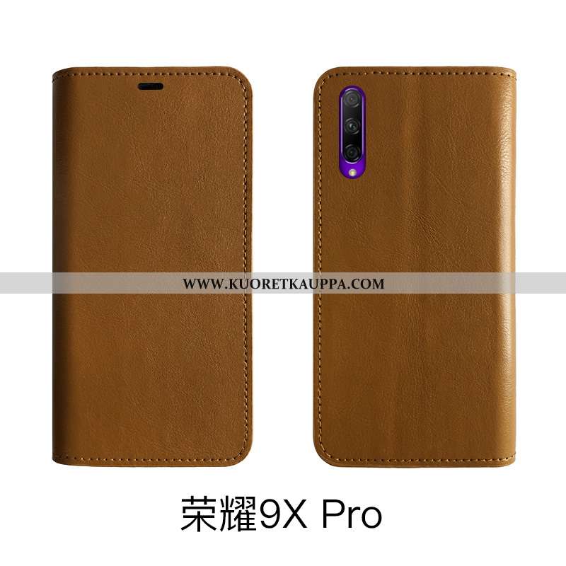 Kuori Honor 9x Pro, Kuoret Honor 9x Pro, Kotelo Honor 9x Pro Pehmeä Neste Valo Aito Nahka Suojaus Mu