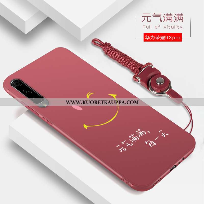 Kuori Honor 9x Pro, Kuoret Honor 9x Pro, Kotelo Honor 9x Pro Silikoni Suuntaus Puhelimen Punainen