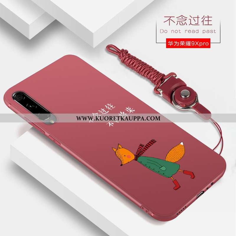Kuori Honor 9x Pro, Kuoret Honor 9x Pro, Kotelo Honor 9x Pro Silikoni Suuntaus Puhelimen Punainen