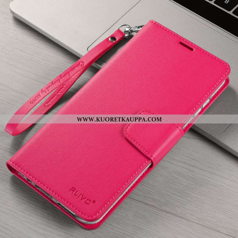 Kuori Honor 9x Pro, Kuoret Honor 9x Pro, Kotelo Honor 9x Pro Suojaus Nahkakuori Punainen Murtumaton 