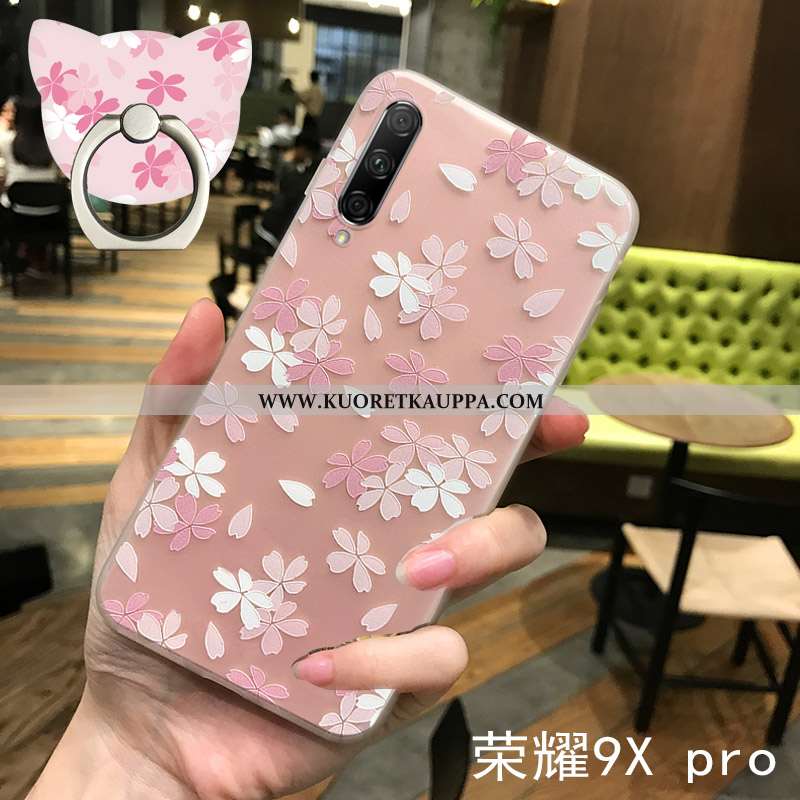 Kuori Honor 9x Pro, Kuoret Honor 9x Pro, Kotelo Honor 9x Pro Valo Silikoni Uusi Tuuli Jauhe Pinkki