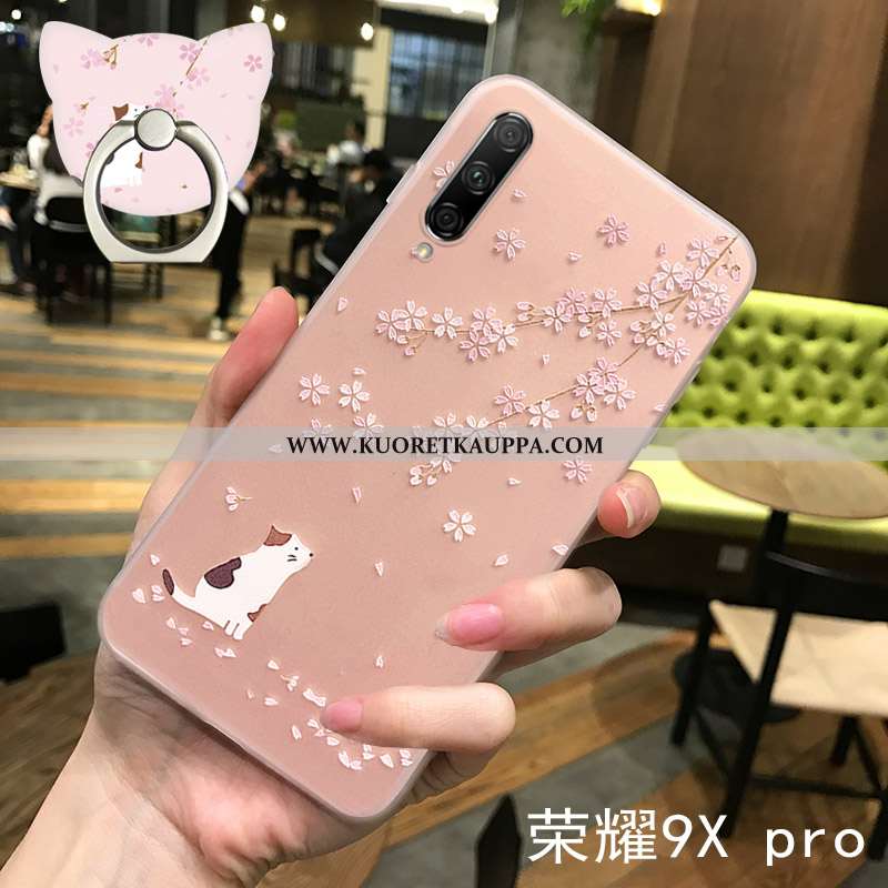 Kuori Honor 9x Pro, Kuoret Honor 9x Pro, Kotelo Honor 9x Pro Valo Silikoni Uusi Tuuli Jauhe Pinkki