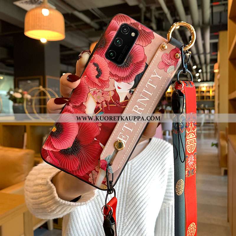 Kuori Honor View30, Kuoret Honor View30, Kotelo Honor View30 Luova Punainen Tuuli Puhelimen