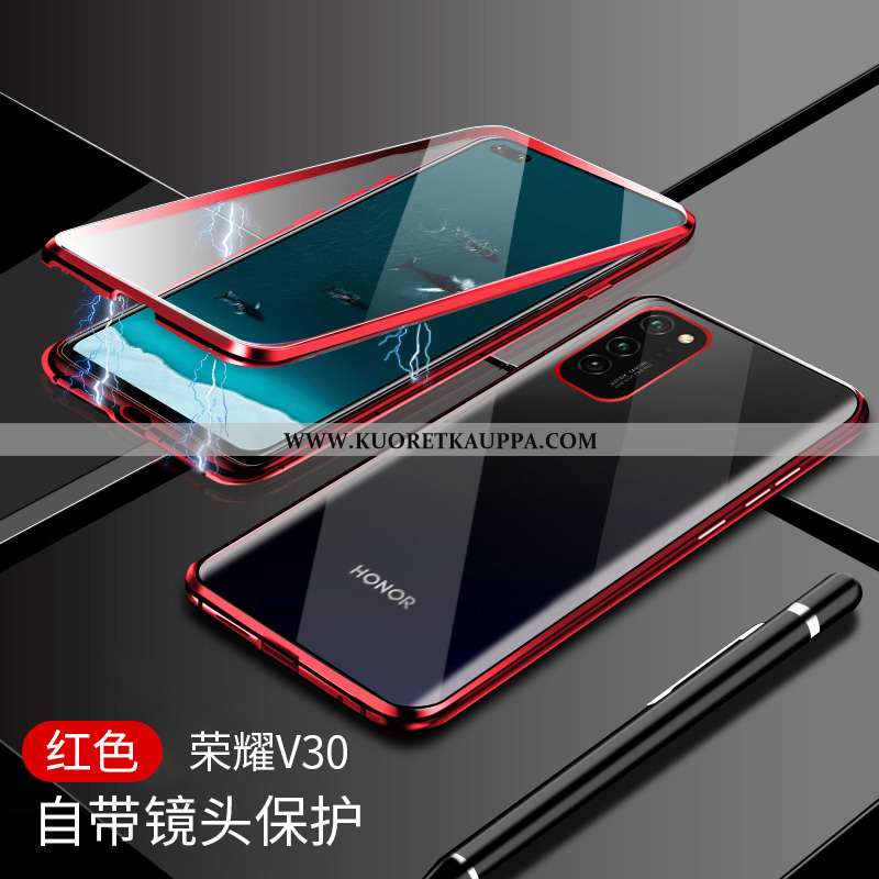 Kuori Honor View30, Kuoret Honor View30, Kotelo Honor View30 Metalli Suojaus Kehys Punainen
